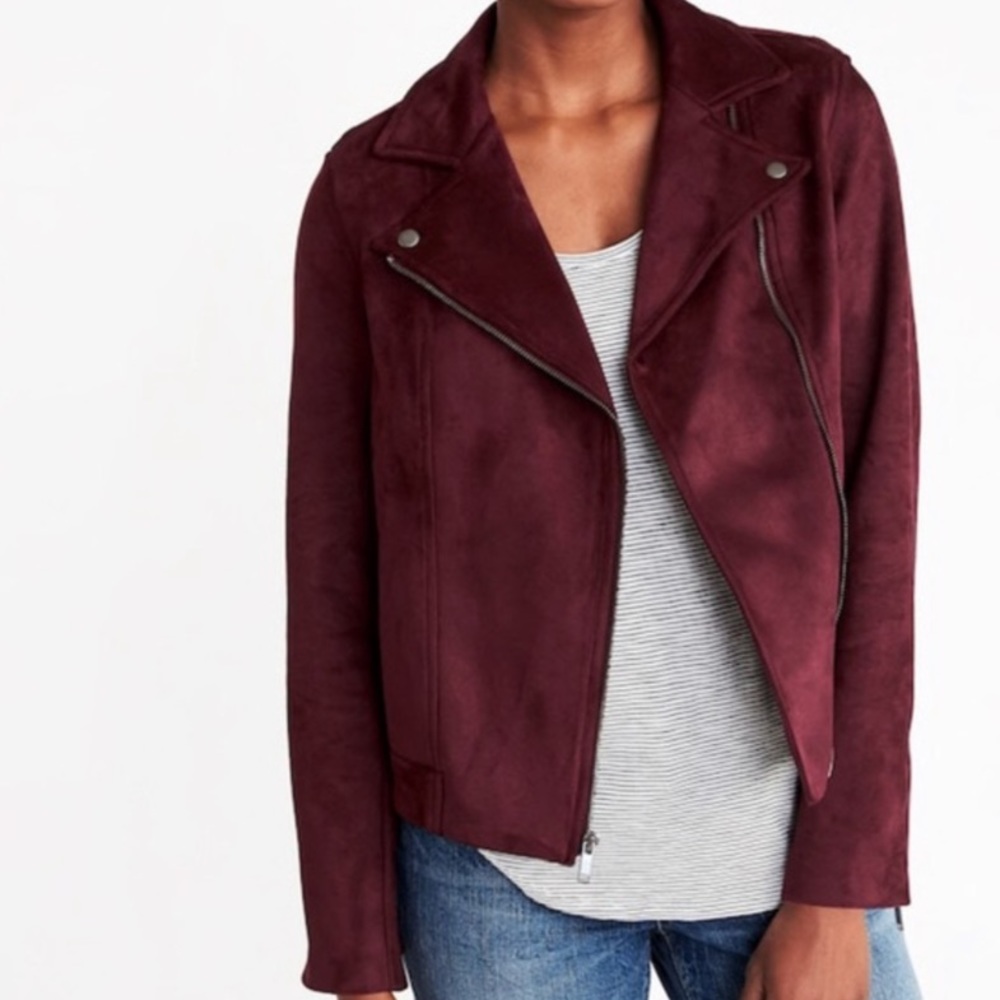 Old Navy Brand Zip Moto Jacket sz XXL